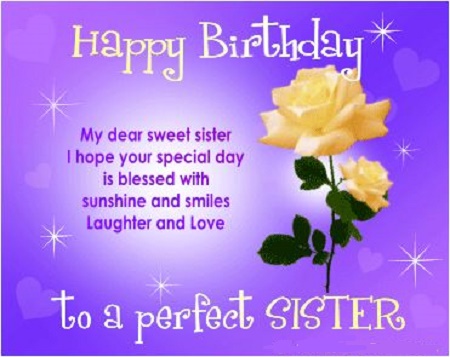 happy birthday wishes to my lovely sister