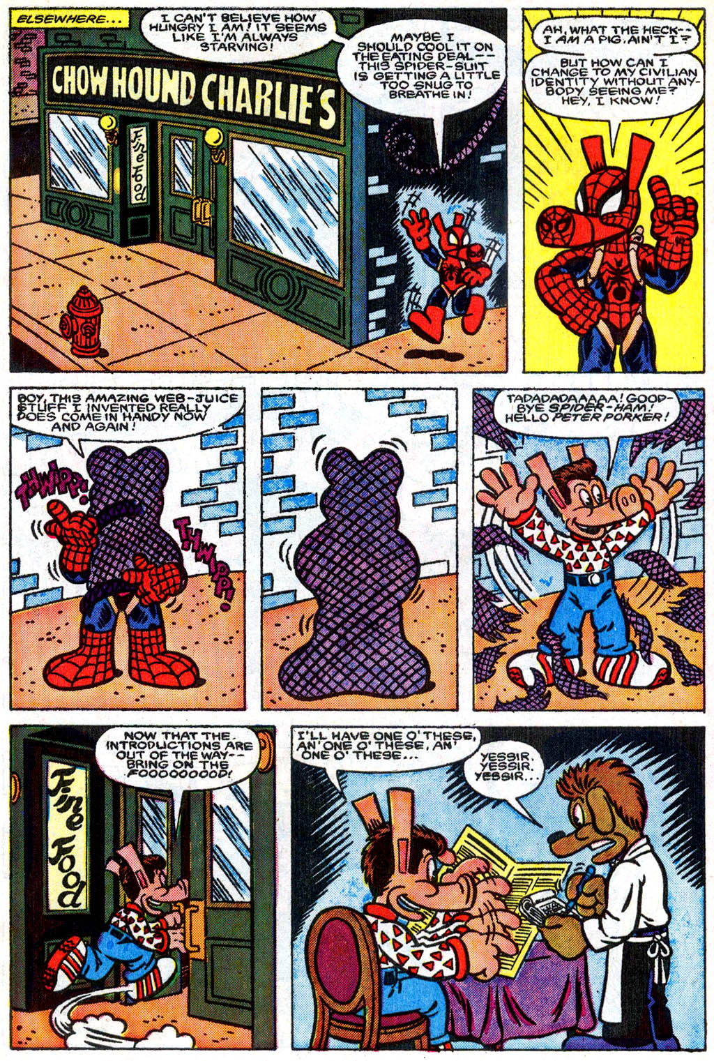 Read online Peter Porker, The Spectacular Spider-Ham comic -  Issue #17 - 5