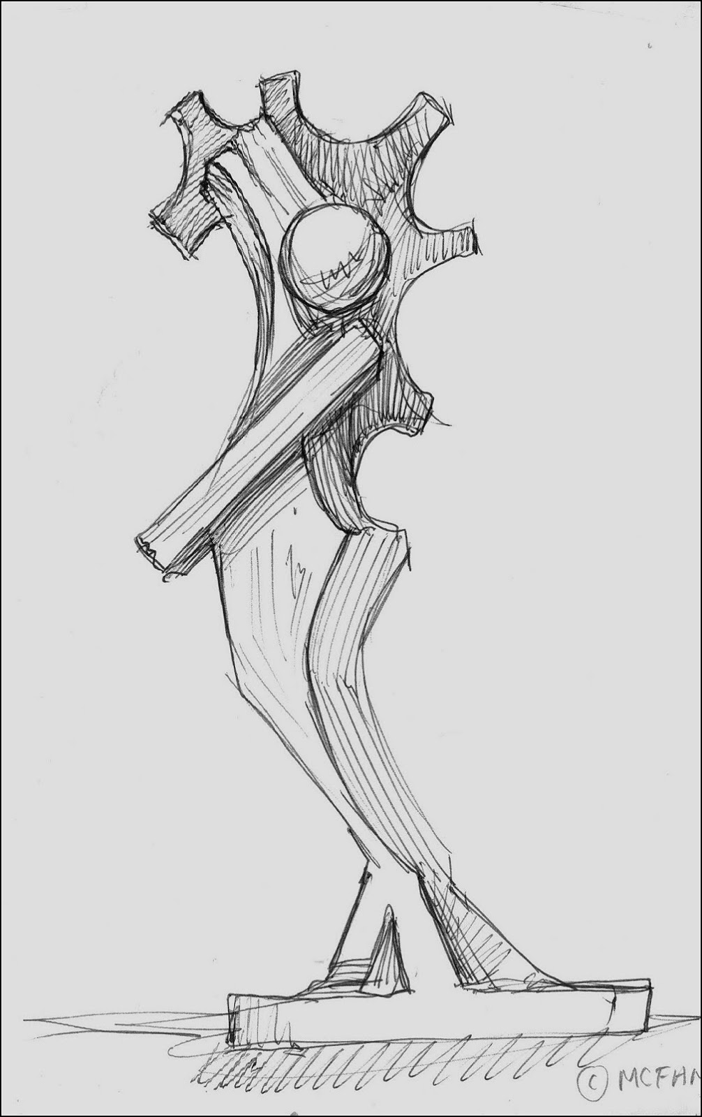 Garret's Drawing A Day Blog Sculpture Ideas That Will Never Happen or