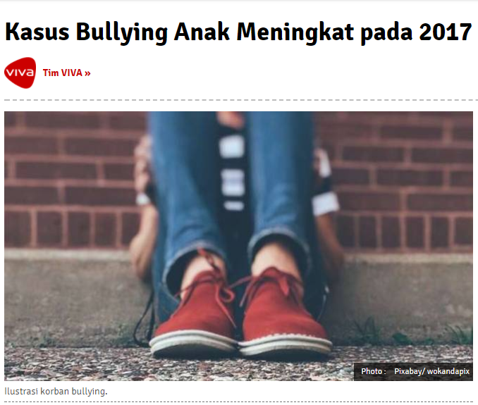 Kasus Bullying Meningkat di tahun 2017