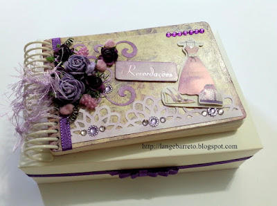 Mini álbuns scrapbook