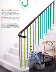 banister painted bannister spindles stairs stair railing rainbow creative staircase down banisters favorite things source whorange idea collect stairway later