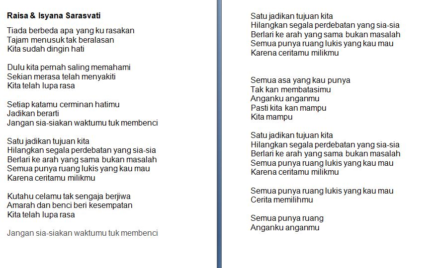 Lirik Lagu Anganku Anganmu - Cari Pembahasannya