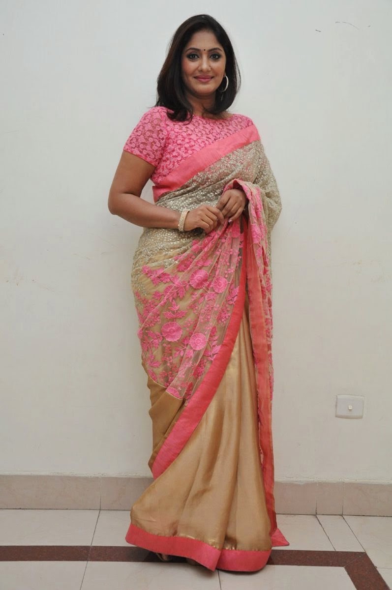 TV Anchor Jhansi in Saree at Subramanyam For Sale Audio Launch function