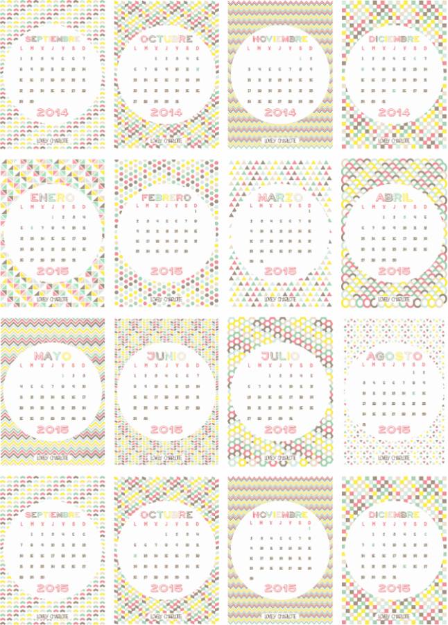 Calendario Lovely Charlotte