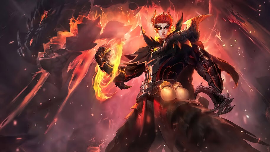 Valir, Draconic Flame, Mobile Legends, Skin, 4K, #3.2023