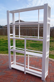 Lazy Liz on Less: Laundry room shelf