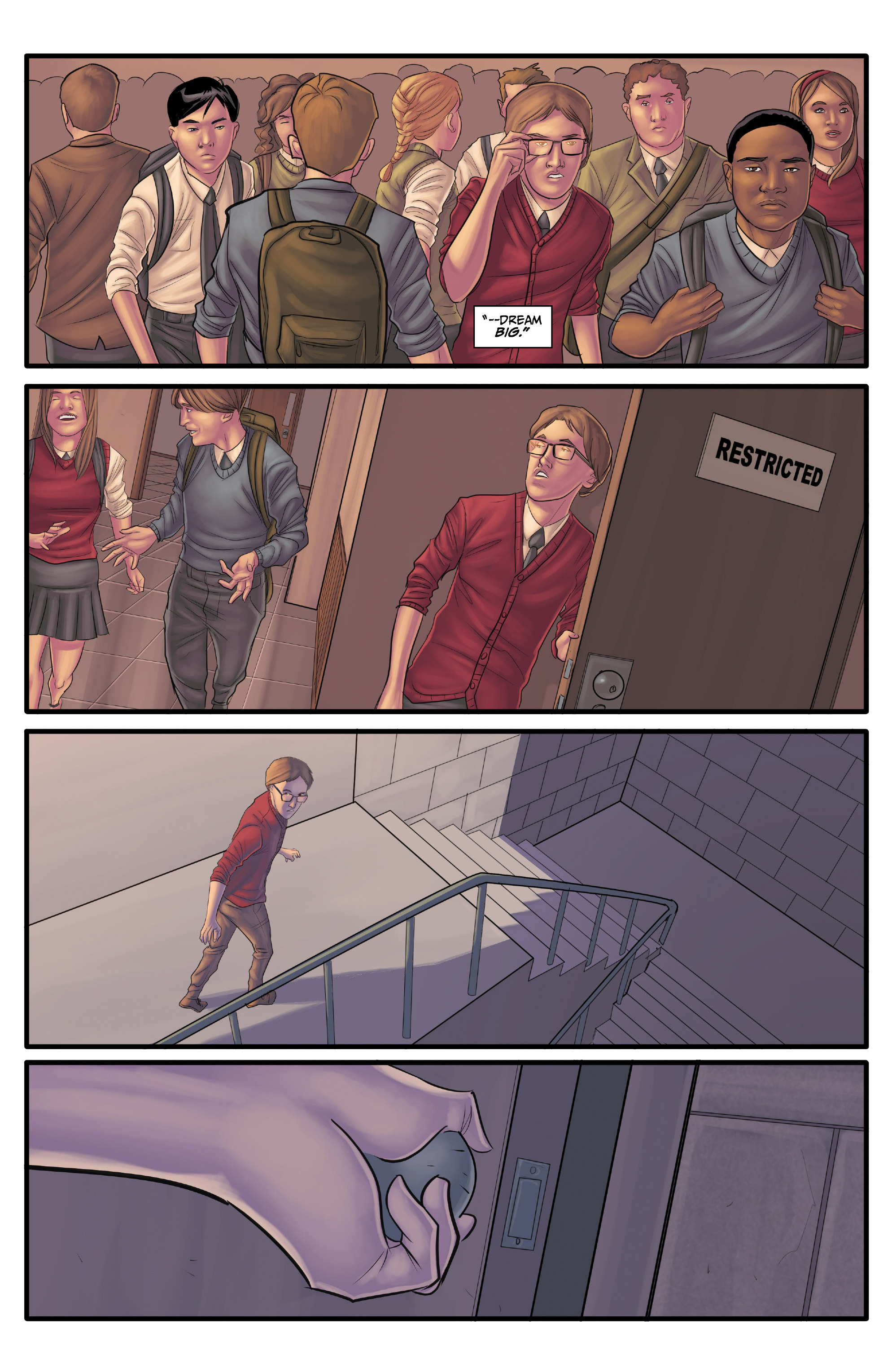 Read online Morning Glories comic -  Issue #40 - 23