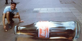 فن الرسم على الارض