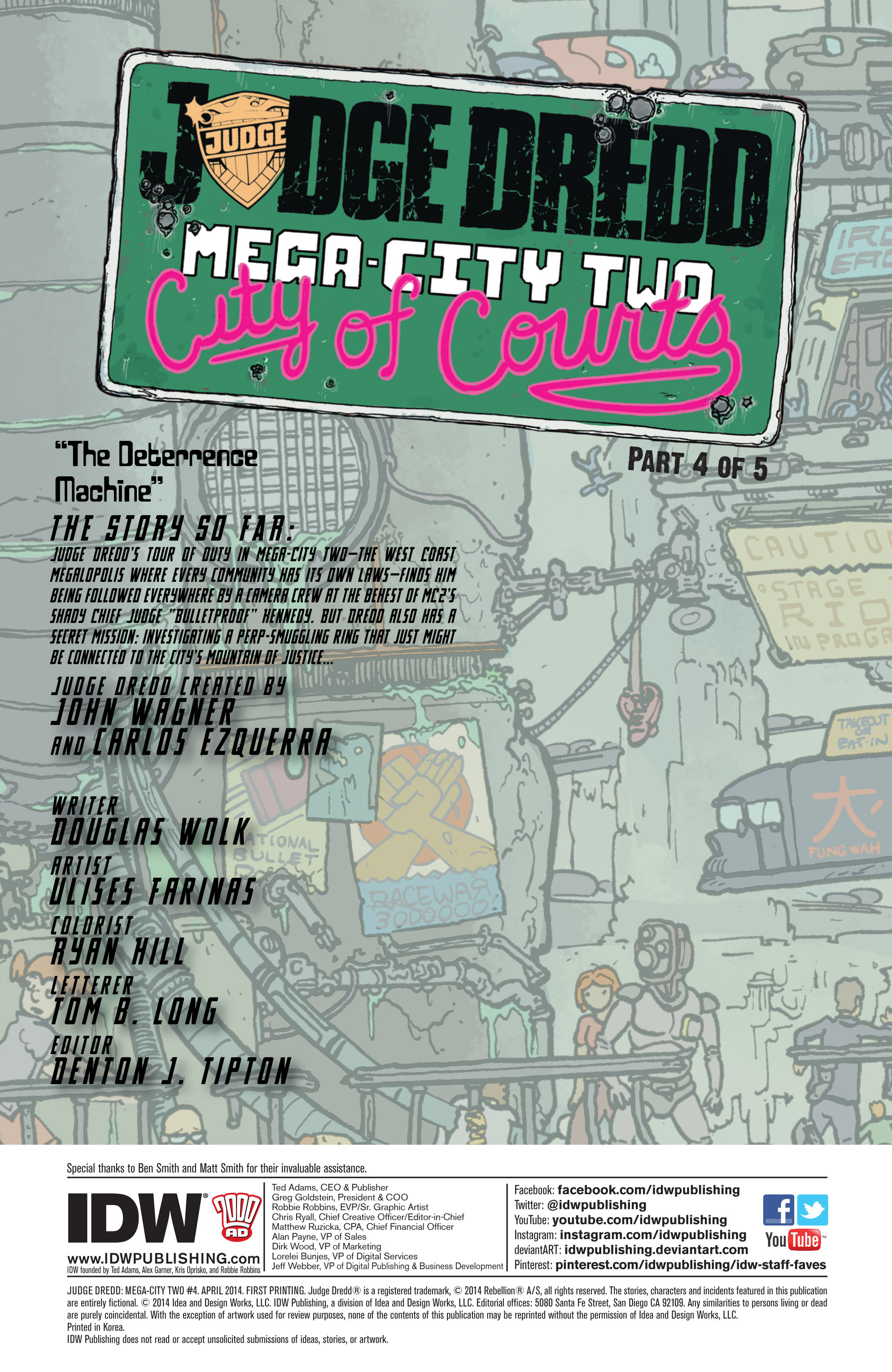 Read online Judge Dredd: Mega-City Two comic -  Issue #4 - 2