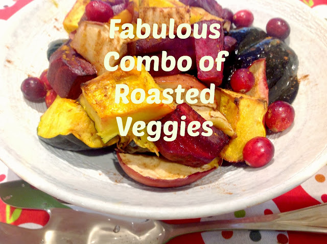 roasted beets and acorn squash