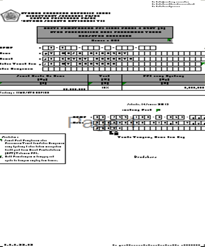 Contoh Faktur Pajak Wajib Pungut - Contoh Waouw
