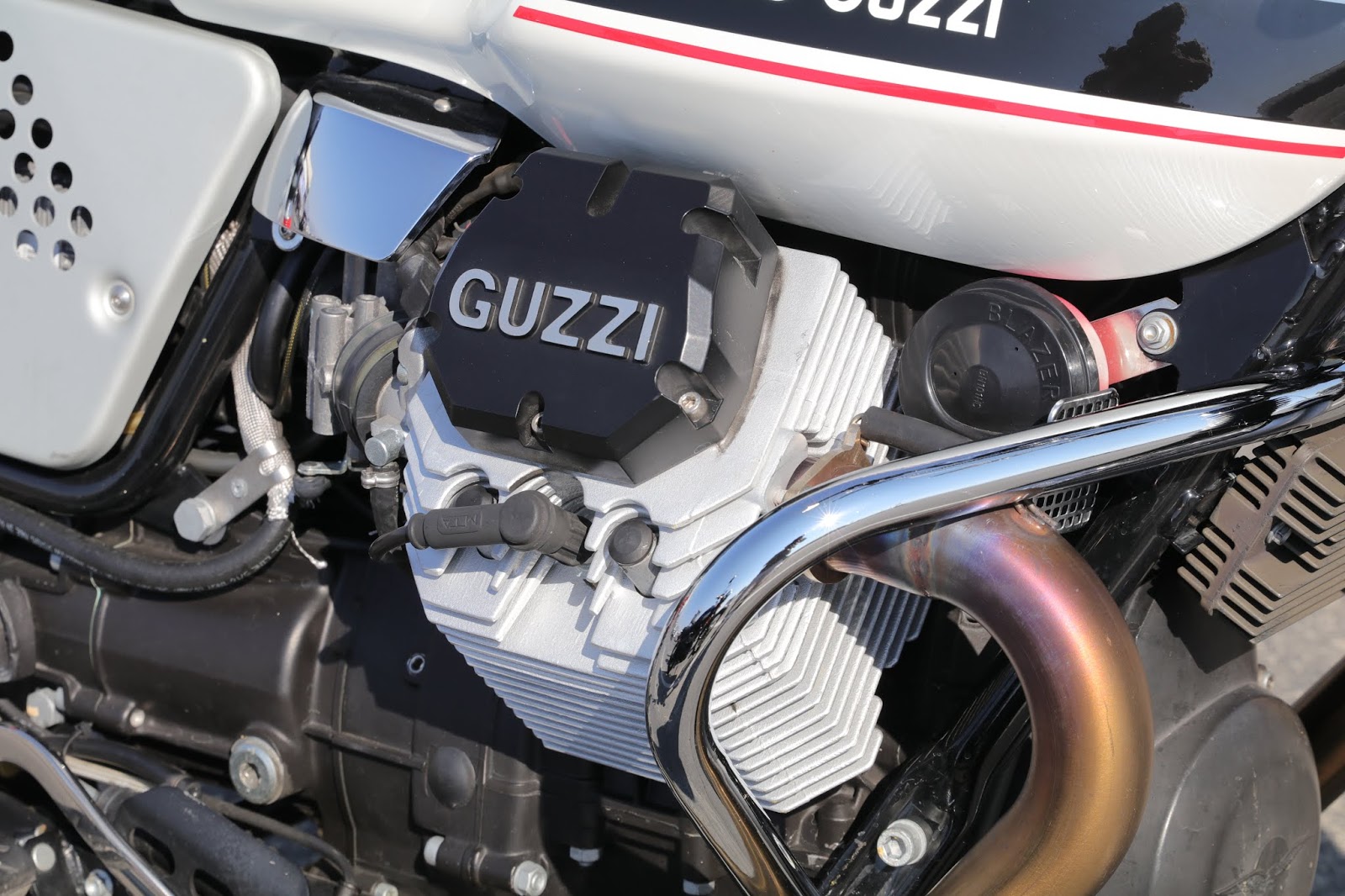 OldMotoDude: Moto-Guzzi V7 Racer spotted at the 2018 Bonneville Vintage ...