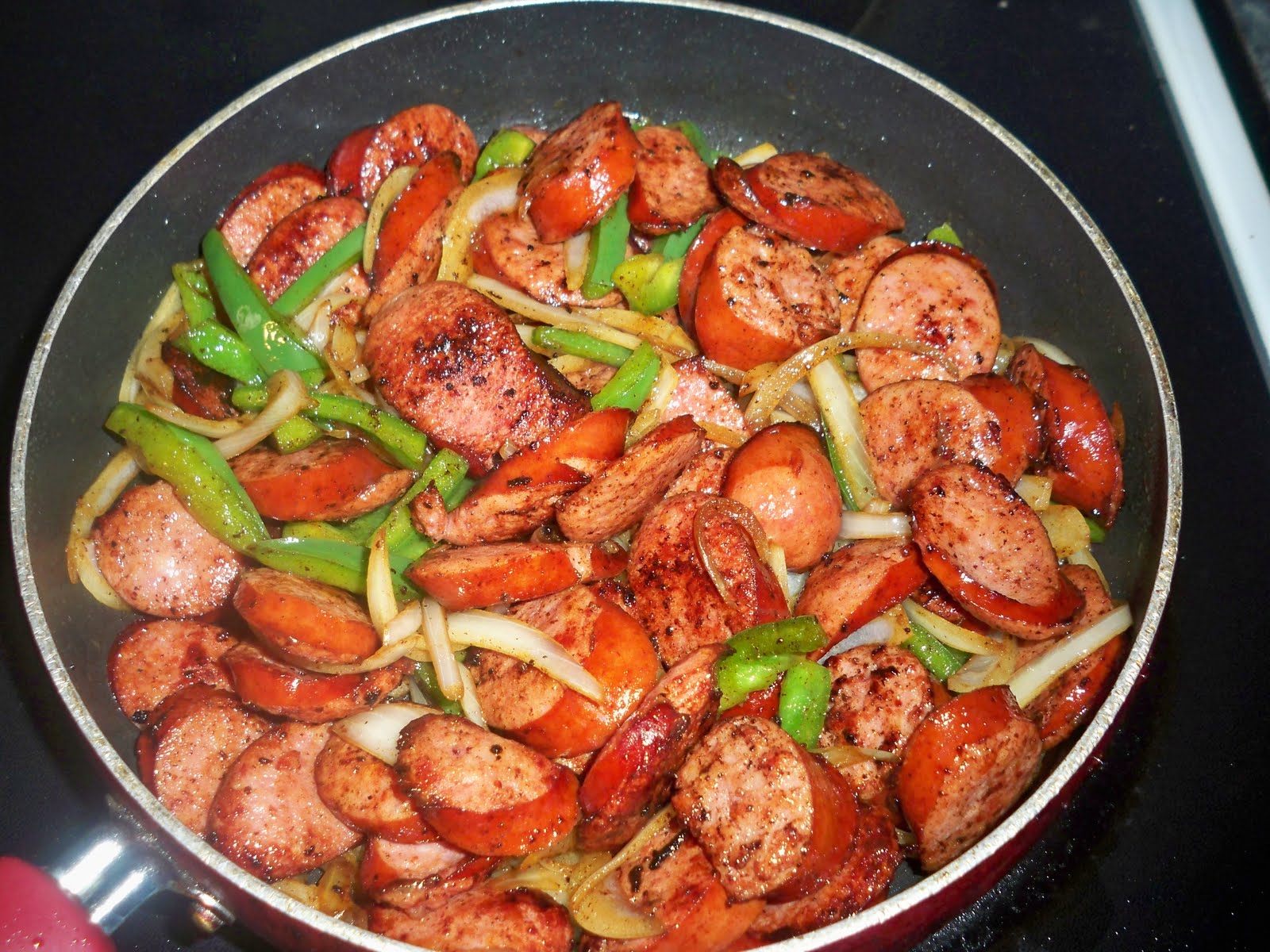 Momma Koehler's Home Cooking Kielbasa w/ Pepper & Onions
