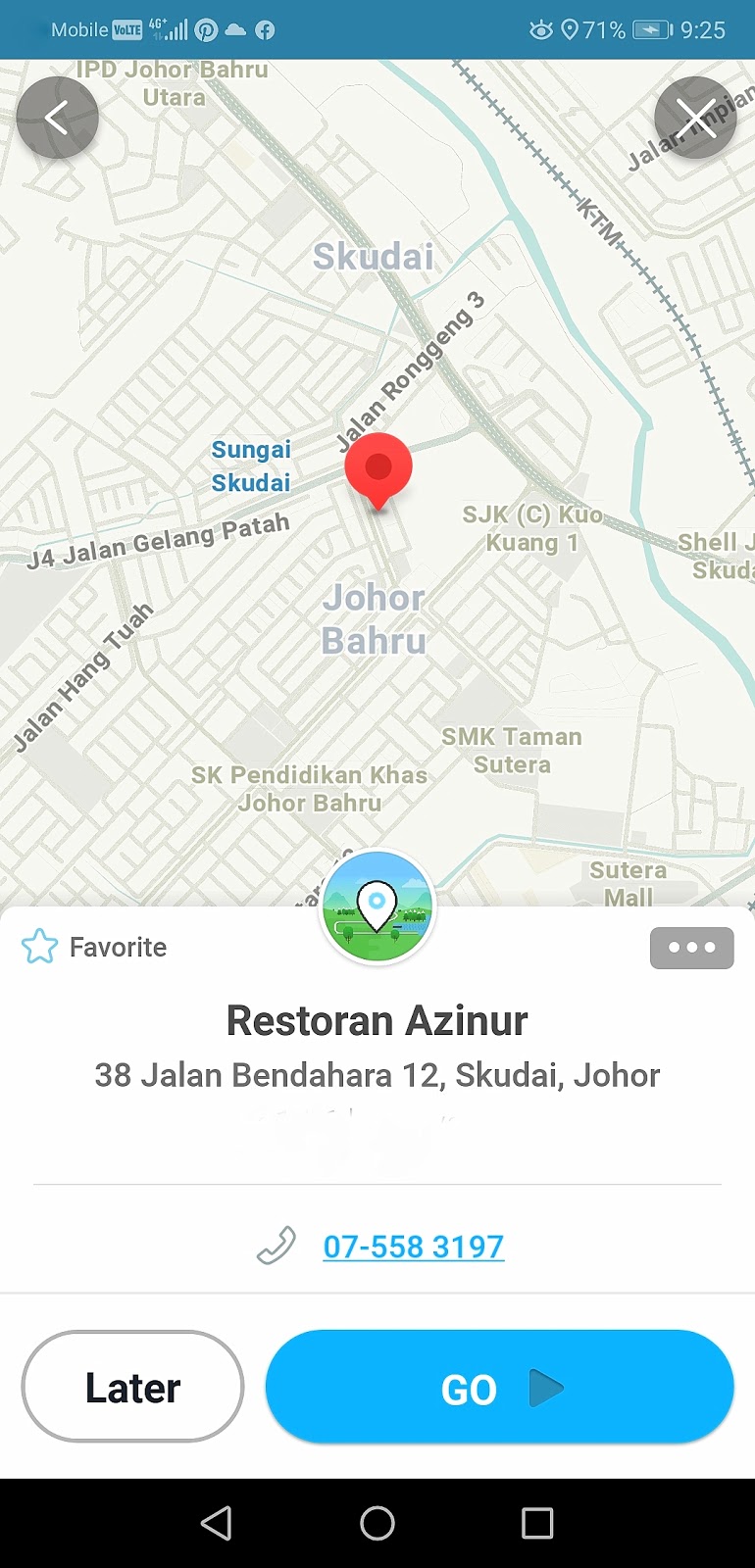 Nasi Padang Restoran Azinur In Taman Ungku Tun Aminah Tuta Johor Bahru Johor Kaki Travels For Food