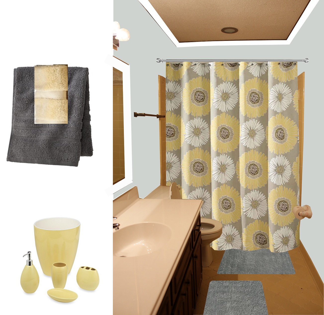 *The Handcrafted Life* Ugly Bath Tile Cover Up Options