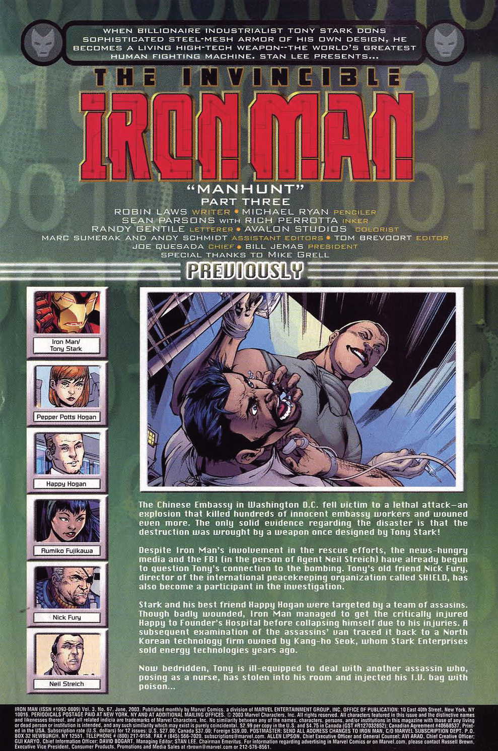 Read online Iron Man (1998) comic -  Issue #67 - 3