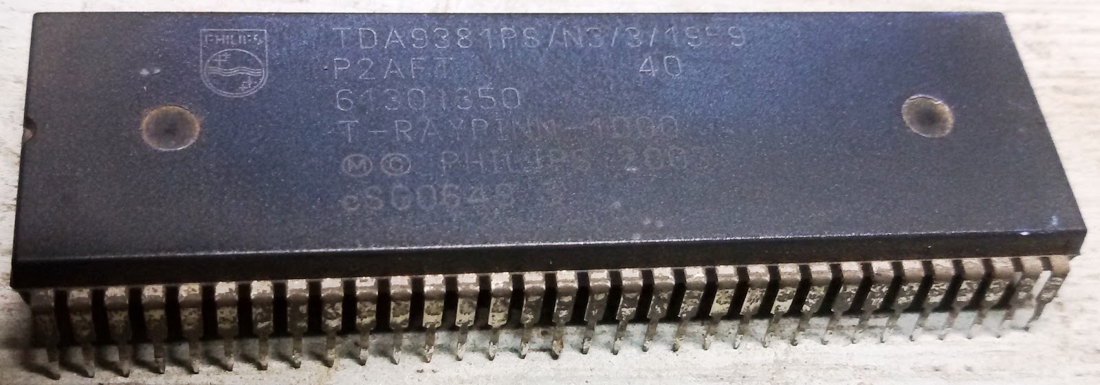 TDA9381PS/N3/3/1959 COLOR TV CHROMA IC DATA SHEET AND ...