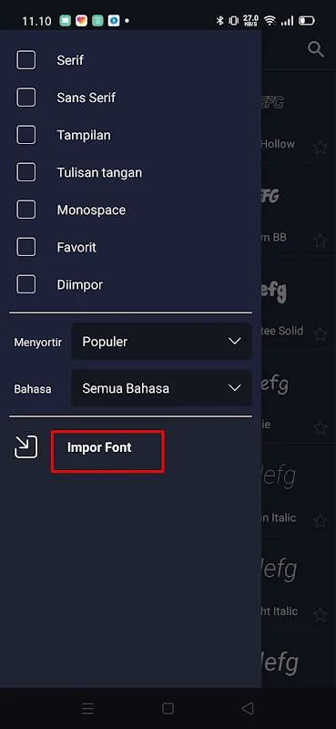 How To Add Fonts In Alight Motion Without App 4