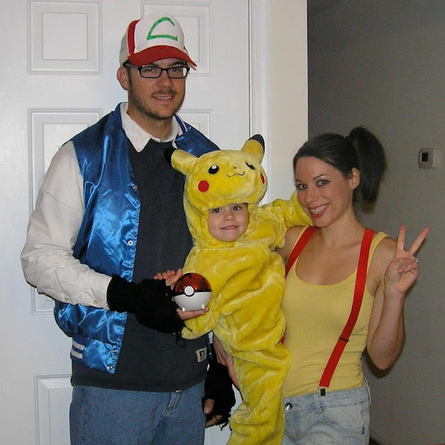 Easy Diy homemade halloween Pokemon costumes for kids,adults