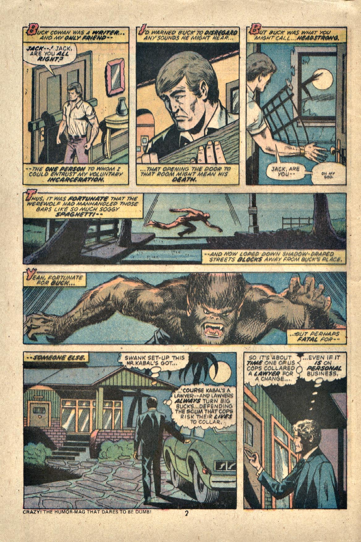 Read online Werewolf by Night (1972) comic -  Issue #21 - 3