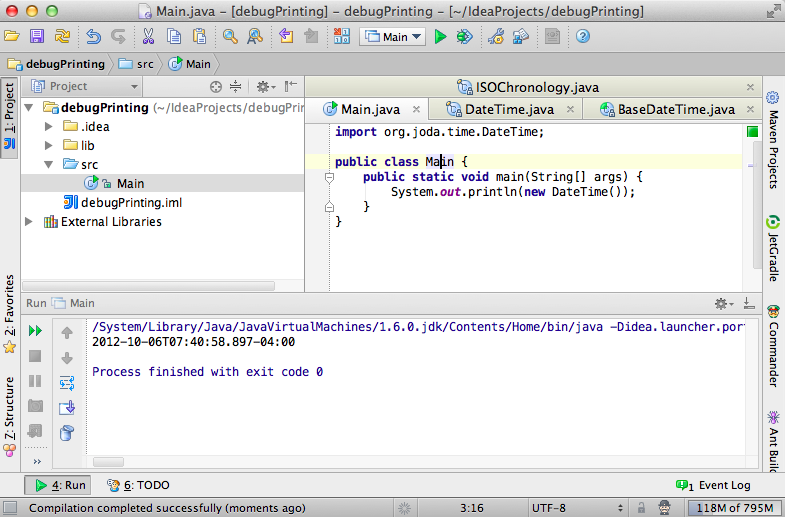 Jay Fields' Thoughts: Java: Add A Println To A 3rd-Party Class Using ...