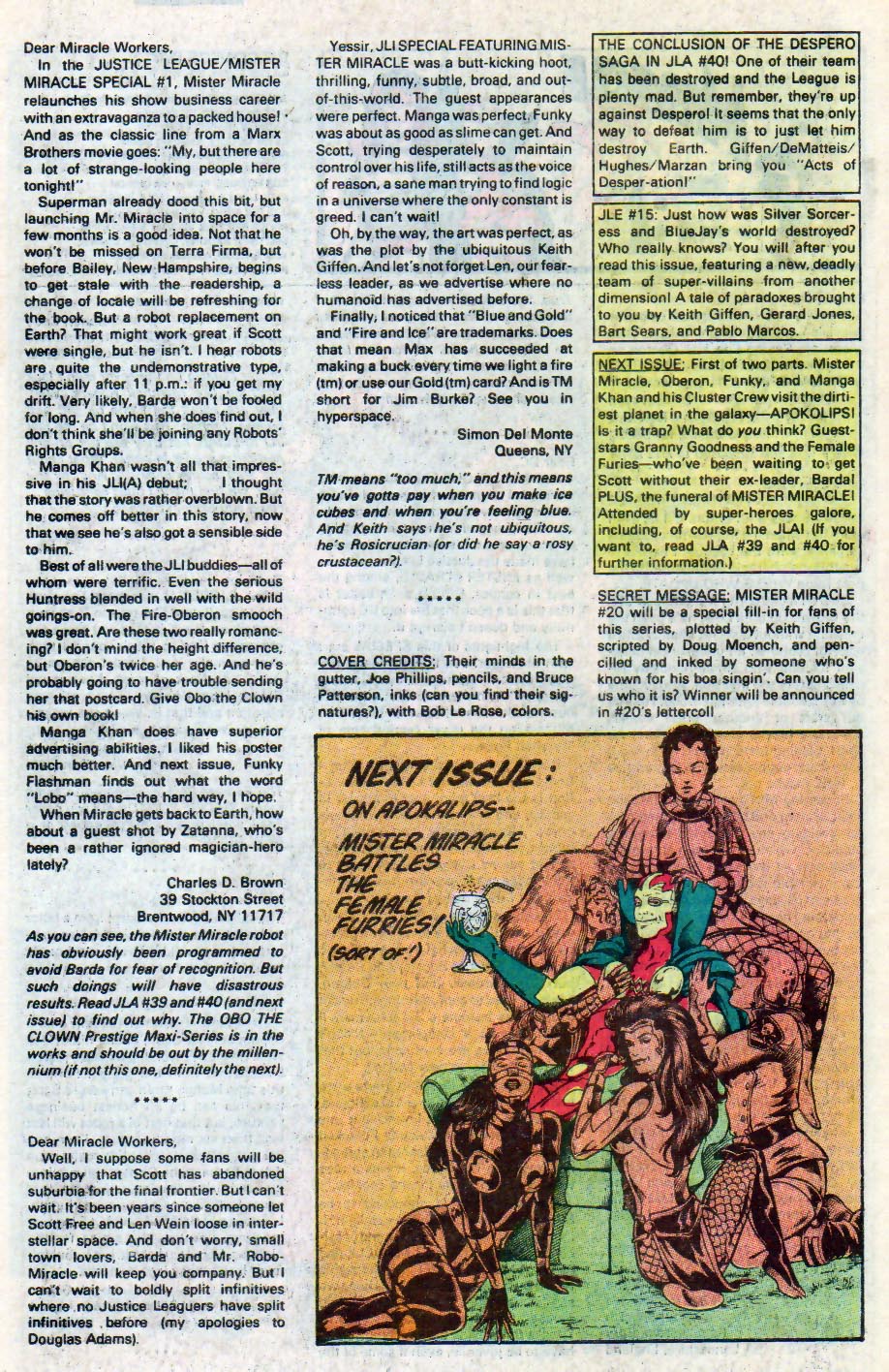 Read online Mister Miracle (1989) comic -  Issue #16 - 25