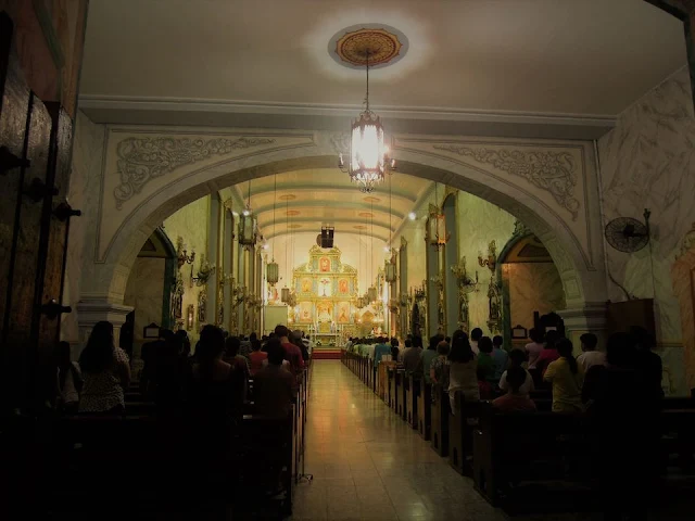 Inside Sts. Peter and Paul Church in Poblacion, Makati