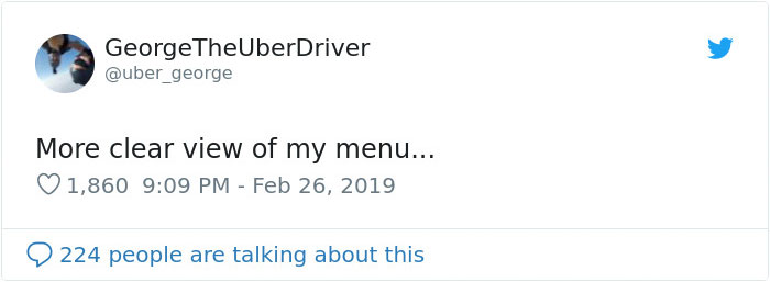 Amazing Uber Driver Offers Passengers A Menu Of Five Different Ride Types They Can Select From
