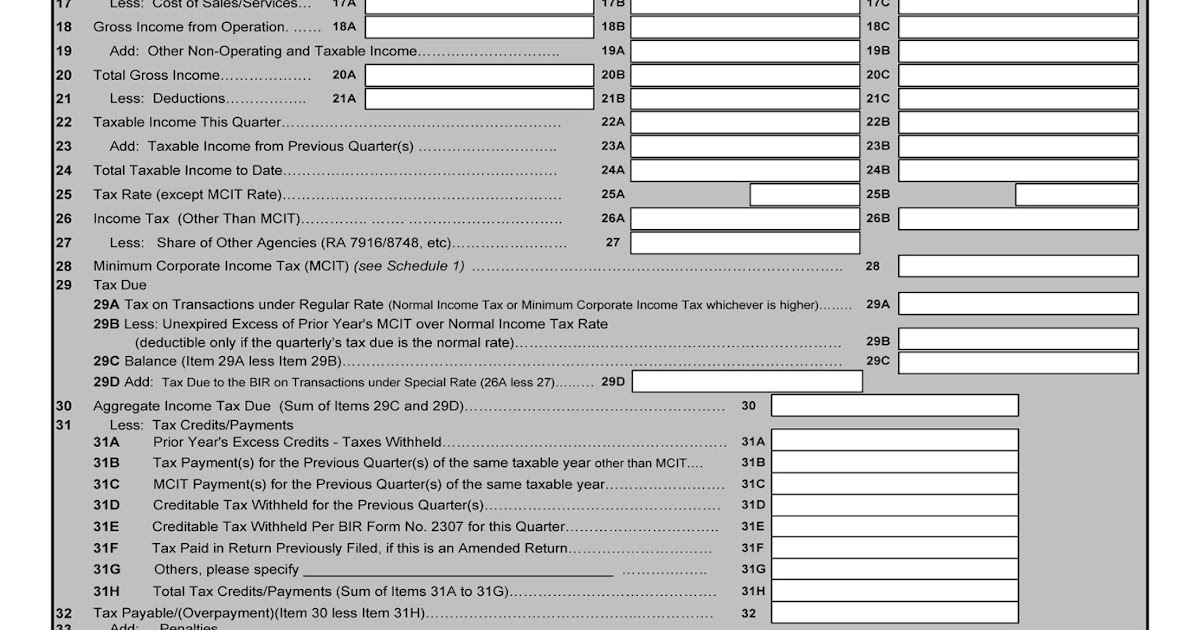 Busapcom bir form no 1702q