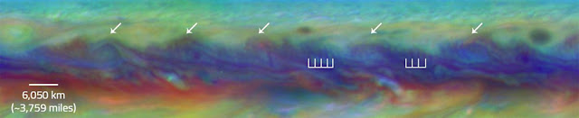 ondas atmosférica em Júpiter