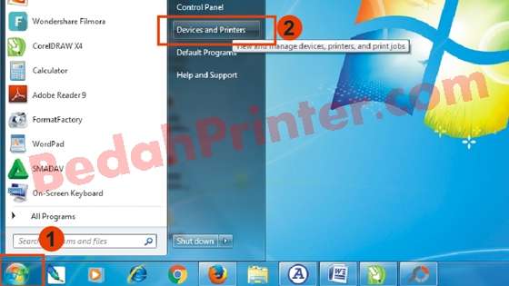 cara menghemat tinta printer canon
