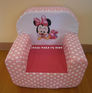 Sillón infantil minnie