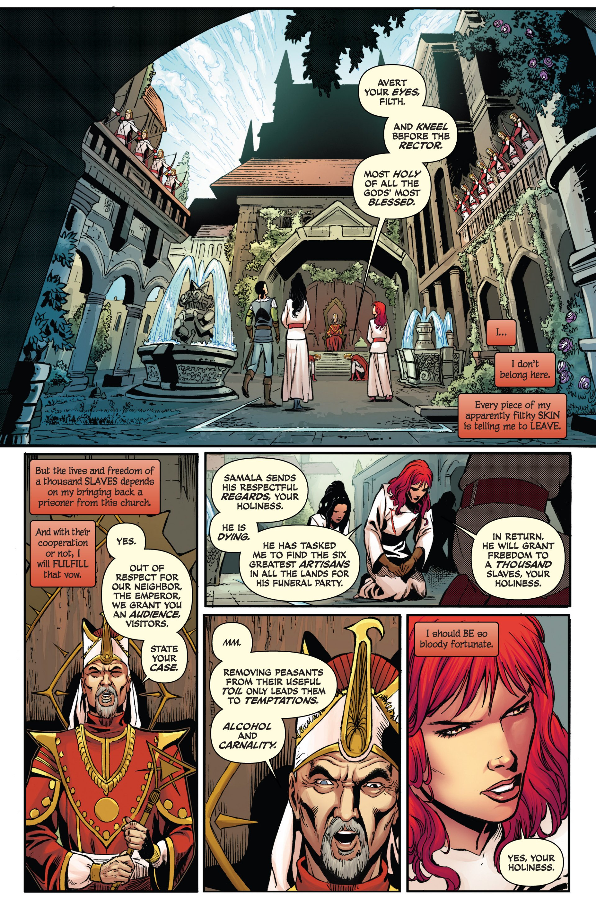 Read online Red Sonja (2013) comic -  Issue #11 - 13