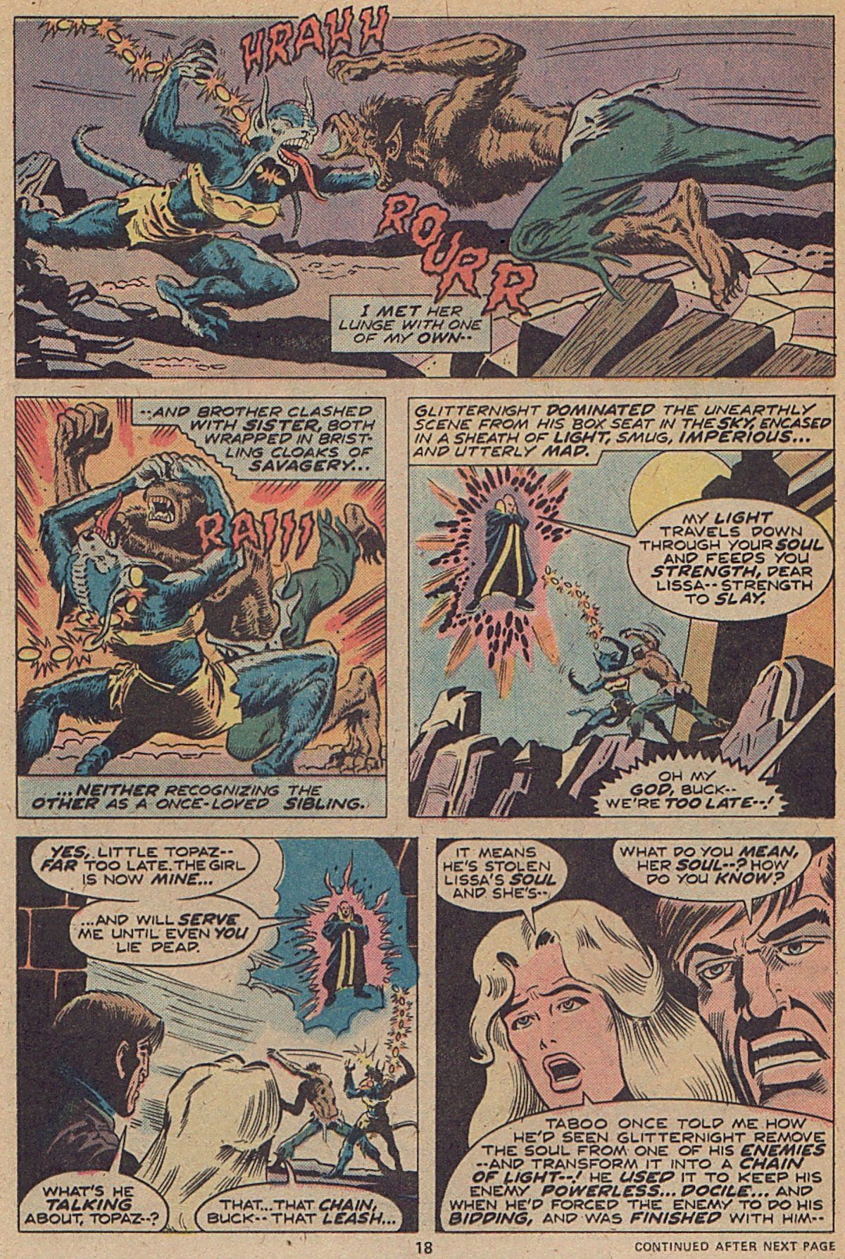 Read online Werewolf by Night (1972) comic -  Issue #30 - 13