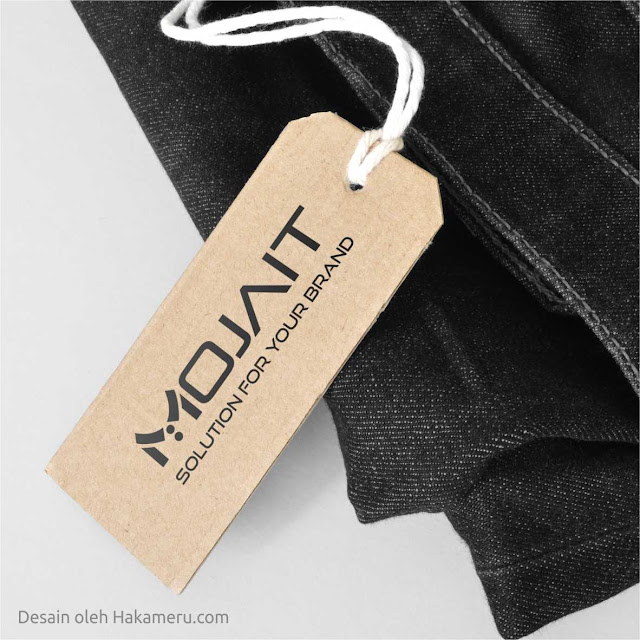 Desain logo untuk usaha konveksi pakaian Mojait - Jasa desain grafis online Hakameru Desain logo untuk usaha konveksi pakaian Mojait - Jasa desain grafis online Hakameru