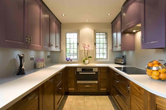narrow kitchen design ideas: long narrow kitchen with dining area