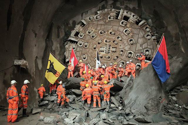 Tuneladora do túnel de São Gotardo