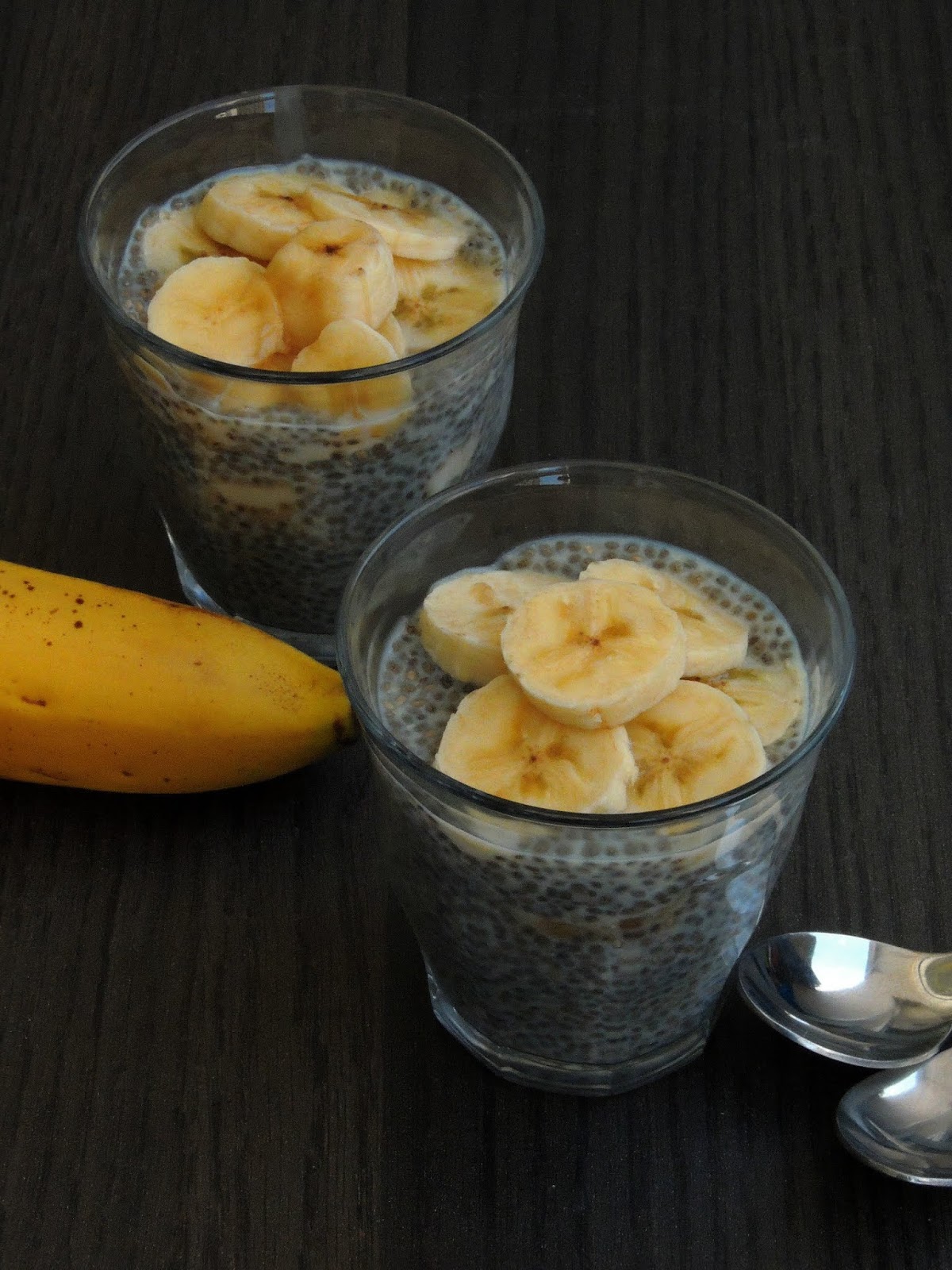 Priya's Versatile Recipes Vegan Banana Chia Seeds Pudding/Gluten Free