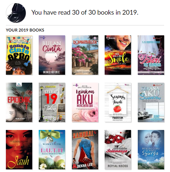 Reading Challenge Goodreads 2019 (Jan-April) ✅