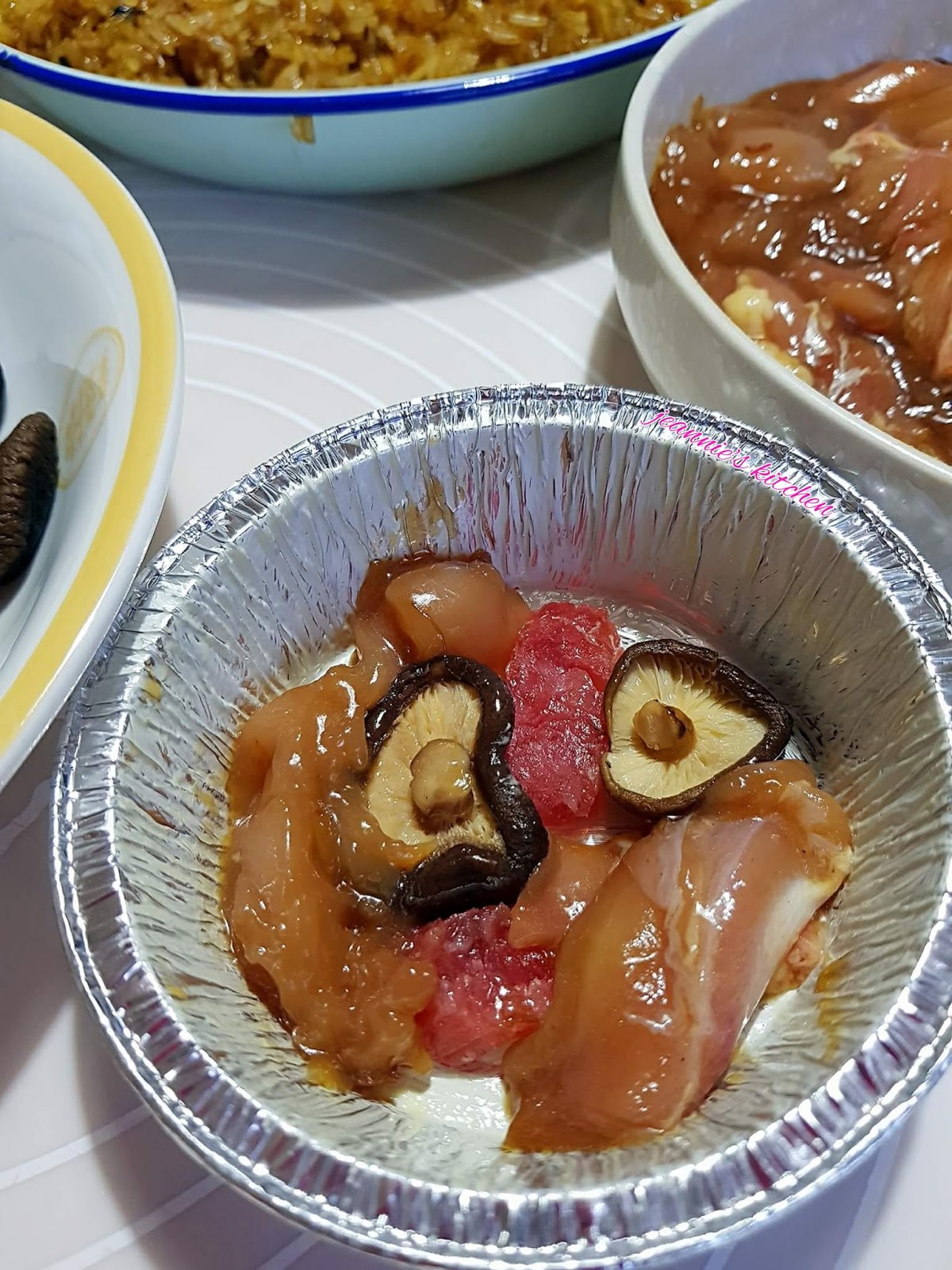 Jeannie62 Kitchen: LO MAI GAI 糯米鸡 (STEAMED GLUTINOUS RICE WITH CHICKEN)