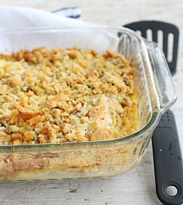 Swiss Cheese Chicken Casserole • Table for Seven