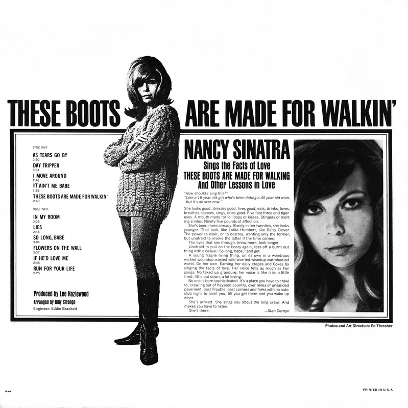 ENTRE MUSICA NANCY SINATRA These boots are made for walkin' (1966)