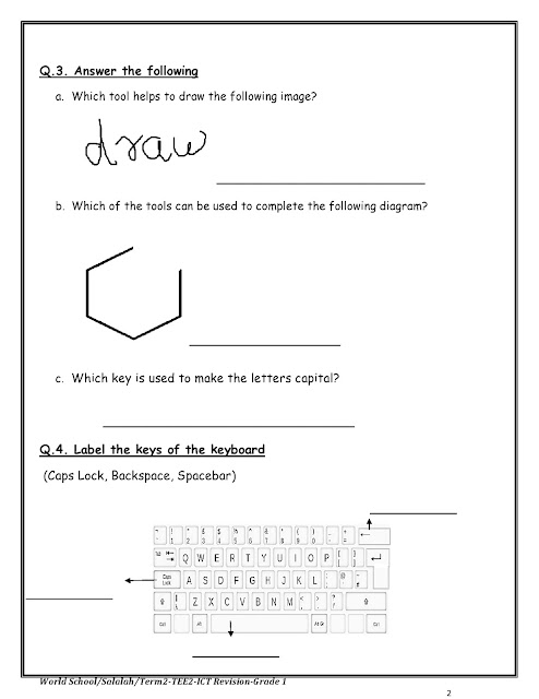 Ict homework sheets image