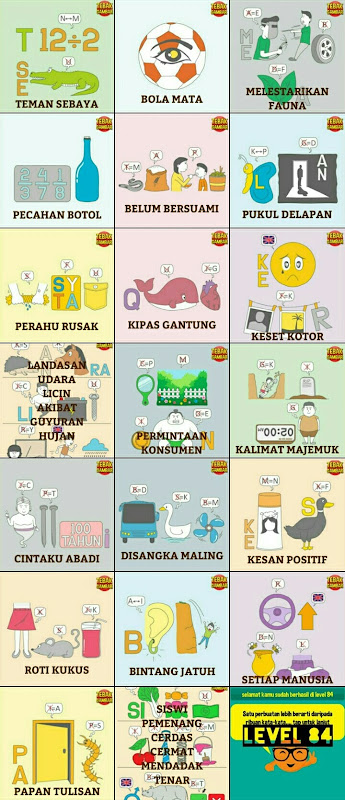 Tebak Gambar Level 84 Tebak Gambar