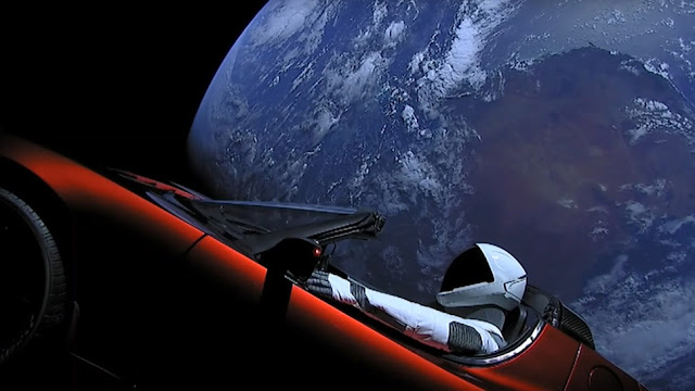 Tesla de Elon Musk no espaço 2
