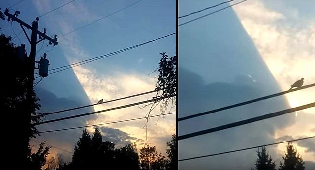 Strange Light Anomaly that looks like a hologram appears in the Sky  Light%2Banomaly%2Bsky%2Bhologram