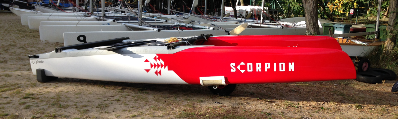 Exploder Catamarans F18: Scorpion by Exploder - Catamaran Racing, News & Design