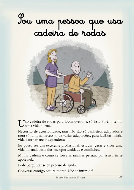 Cartilha de orientação pessoas com deficiência