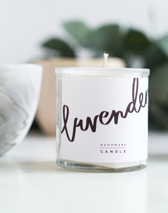 DIY velas aromáticas e imprimibles gratis